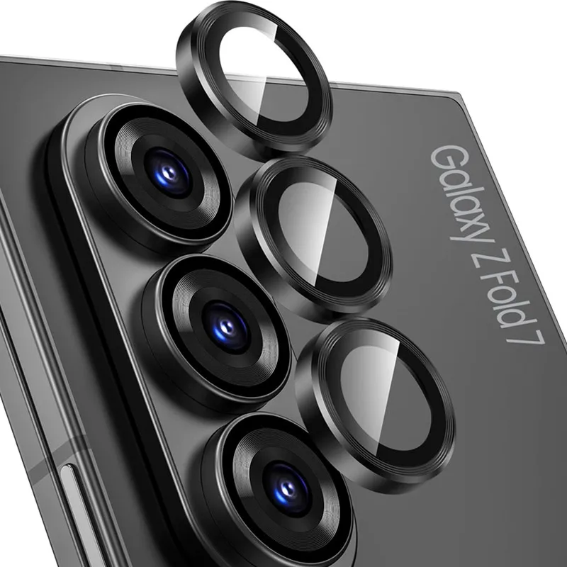 삼성 갤럭시 Z 폴드 7 6 5 4 Z폴드 폴드7 폴드6 강화유리 필름 풀커버 메탈 개별 링 카메라 렌즈 보호대