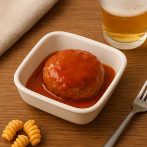 한입 함박 스테이크 비교불가 함박 비율 66%이상 토마토스튜 1개 150g