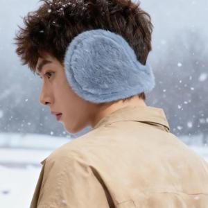 피팅형 귀마개 1개, 플러시 귀마개, 방풍 및 따뜻한 귀마개, 겨울용 플리스 안감 간단한 귀마개, 동결 방지 귀 보호대, 겨울 필수 따뜻한 귀마개, 동결로부터 귀 보호, 휴일 선물, 새해, 추수감사절, 생일 선물