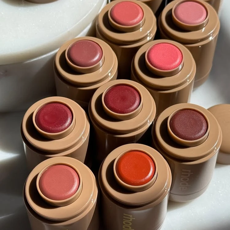 뉴 로드 블러쉬 포켓 폰 케이스 (아이폰 17, 16, 15, 14, 13, 12, 11 Pro Max Plus 에어 립글로스 립스틱 블러셔 메이크업 폰 케이스)