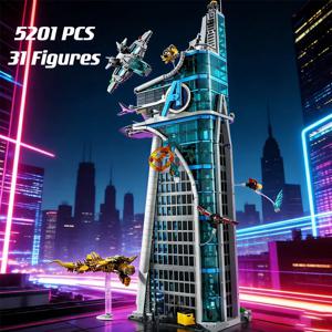 새로운 76269 클래식 타워 배틀 5201PCS 모델 빌딩 블록 건축 벽돌 스트리트 뷰 장난감 어린이를위한 크리스마스 선물