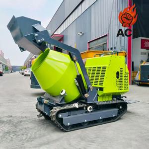 무료 배송 미니 콘크리트 덤퍼 750kg 유압 덤프트럭 고효율 트랙 덤퍼 콘크리트 믹서 맞춤형 색상