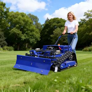 맞춤형 농업용 원격 제어 잔디 깎이 - CE EPA 승인 전지형 고무 트랙 로봇 잔디깎이