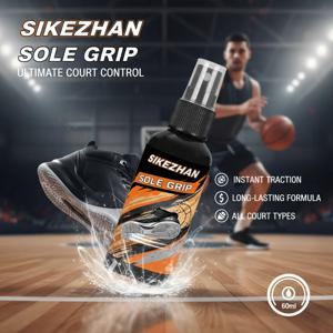 농구화 그립 복원제, 실내 코트용 스티키 솔 스프레이, 얼룩 방지, 빠른 건조, 접지력 및 컨트롤 향상