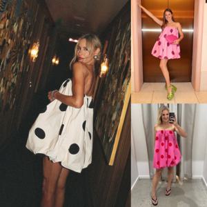 섹시한 랩 미니 드레스, 폴카 도트 프린트, 오프숄더, 여름 캐주얼 파티룩, 신상품