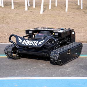 맞춤형 내구성 원격 조종 트랙형 잔디깎이, 전지형 제로 회전 농업용 잔디 분쇄기