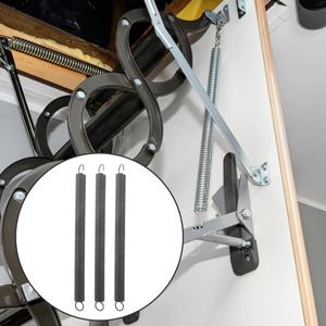 4개의 튼튼한 다락방 사다리 교체용 스프링, 내구성이 뛰어난 강철 소재, 풀다운 계단용, 간편 설치, 로프트 사다리