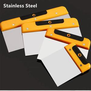 4/6/8/10Inch 스테인레스 스틸 퍼티 나이프 페인트 도구 퍼티 스크레이퍼 석고 삽 필링 주걱 벽지 스크레이퍼 벽 장식