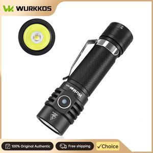 Wurkkos WK03 LED 손전등 18650 토치 1800LM ATR Luminus SST40 충전식 USB C 라이트 IP68 하이킹 캠핑 방수