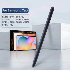 태블릿 펜 스타일러스 터치 연필 S 펜 삼성 갤럭시 태블릿 탭 S8 S9 S9FE S7 FE S6 Lite S7 + S8 + 블루투스가없는 터치 펜