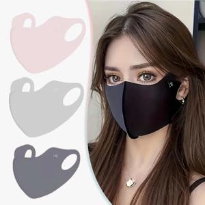 1-10PCS 여성용 얼음 실크 페이스 커버 자외선 차단 통기성 썬 쉴드 풀 페이스 마스크 여름 야외 편안한 부활절 선물