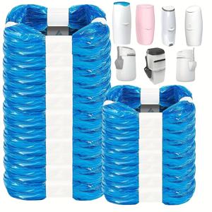 18팩 기저귀통 리필, 지니 기저귀통 리필 백과 호환 (카트리지는 포함되지 않음)