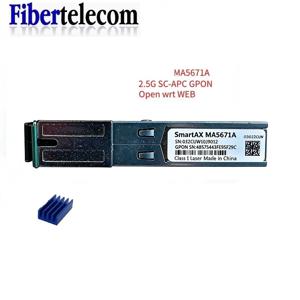 2.5G SmartAX MA5671A 중고 Gpon Xpon ONU 스틱 오픈Wrt 펌웨어 히트싱크 포함 |   2.5G SFP RJ45 미디어 컨버터