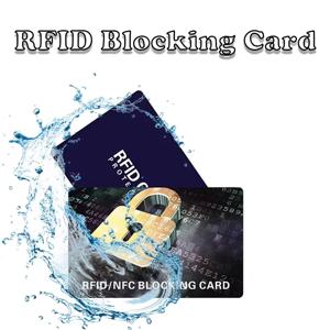 5Pcs RFID 차단 카드 보안 직불 신용 카드 여권 보호기 차단기 NFC 신호 차단 ID ATM 가드 카드 소지자 슬리브