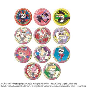 58mm 애니메이션 놀라운 디지털 서커스 포미 잭스 라가타 갱글 주블 코스프레 코스튬 배지 핀 SPTE 틴플레이트 브로치 ﻿   프롭 골프