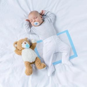 20/40/50/100팩 일회용 기저귀 교환 패드 아기 일회용 언더패드 방수 통기성 언더패드 침대 테이블 보호 매트