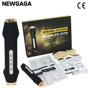 NEWGAGA 페이셜 CO2 산소 버블 머신 산소 제트 스파 캡슐 세럼 젤 페이셜 마사지 엑스 폴리 에이 팅 회춘 뷰티 장치