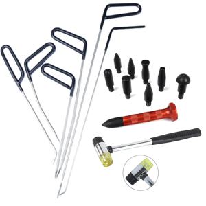 전문 자동차 무도색 덴트 제거 도구 자동차 덴트 풀러 로드 훅 해머 도어 덴트 딩 해일 수리 도구