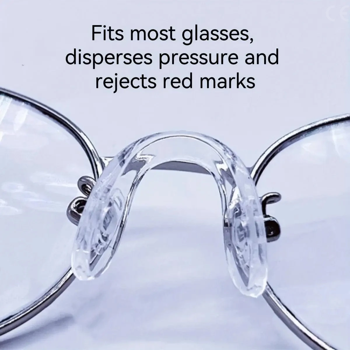 1/2/4개 초부드러운 실리콘 안경 코받침 편안한 착용 안경테 액세서리 미끄럼 방지 코받침 스포츠 및 일상 착용용