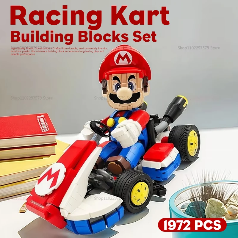 2026 레이스카 블록 키트 1927PCS 어린이 교육용 DIY 장난감 소년용 창의적인 레이스카 조립 블록 재미있는 놀이 세트