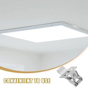 20Pcs 패널 라이트 스프링 클립 다운라이트 천장 램프용 견고한 철제 장착 브래킷 안전한 매립형 조명기구 개조