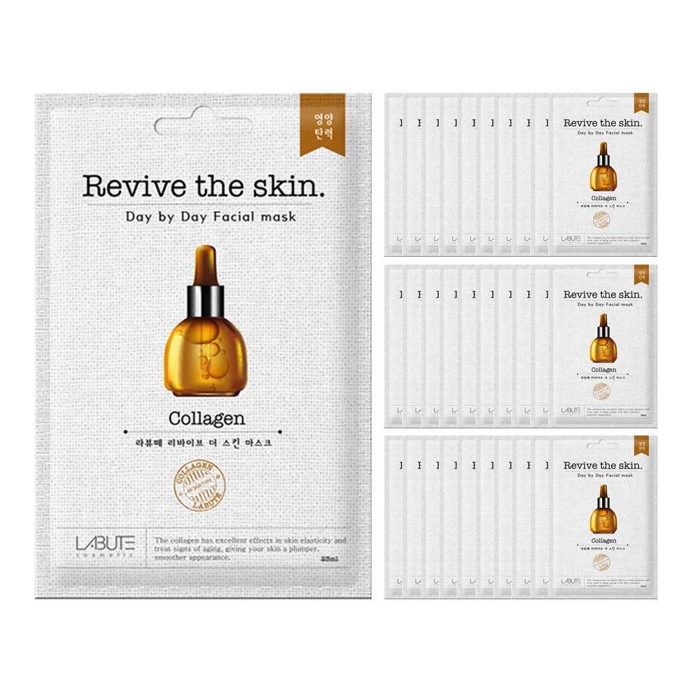 Labute 리바이더스킨 콜라겐 마스크팩  30매