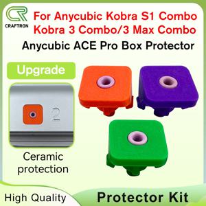 세라믹 인렛 링 프로텍터 4PCS AMS 가드 내구성 있는 3D 프린터 부품 Anycubic Kobra 3 Combo/S1 Combo용