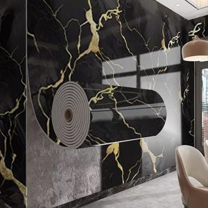 방수 및 세척 가능한 대리석 벽 스티커 자가 접착 패널 유럽 스타일 벽지 홈 장식용