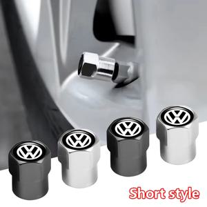 폭스바겐 VW GTI R 폴로 티구안 제타 라비다 파사트 골프 5 7 6 4 자동차 스타일링 3D 메탈 휠 타이어 밸브 스템 캡 액세서리