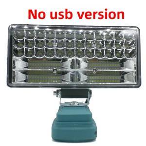 LED 작업등 현장 조명 스포트라이트 도구 마키타 18v 배터리 램프 플러드 라이트 플래시라이트(배터리 미포함)