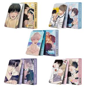  92개 한국 웹툰 로모 카드 & 미니 스티커 - 애니메이션 캐릭터 포토카드 컬렉션 팬들을 위한 완벽한 선물