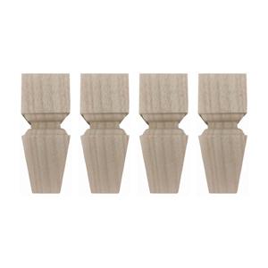 목각 가구 다리, 단단한 나무 테이블 캐비닛, 소파 침대, TV 캐비닛 다리, 조각 가구 피팅, 10 cm, 15cm, 4 개