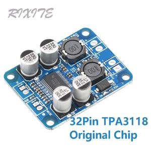 TPA3118 60W 32Pin 기존 칩 모노 디지털 오디오 전력 증폭기 보드 앰프 모듈 DC 12V-24V