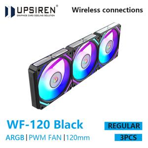UPSIREN WF-120 ARGB PWM 3PCS 섀시 fanARGB120mm/4PIN PWM/매직 컬러 무선 스티칭 컴퓨터 방열 팬