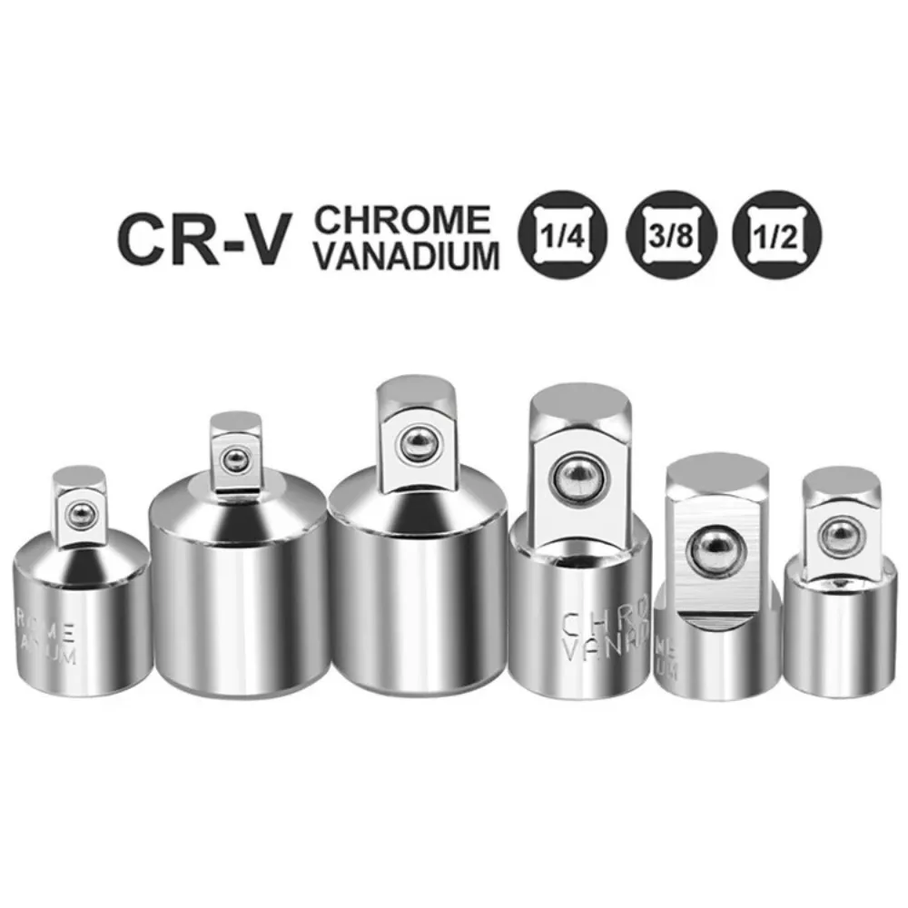 래칫 렌치 소켓 컨버터 슬리브 헤드 어댑터 3/4인치에서 1/2인치, 3/8인치에서 1/4인치, 스테인리스 스틸에서 1/4인치에서 1/2인치, 3/8인치