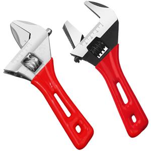 짧은 손잡이 렌치 큰 개구부 라쳇 휠 조절식 욕실 렌치 욕실 배관 시설 유지보수용 나사 너트