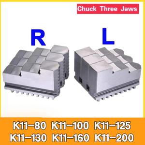 척 세 턱 K11-80 K11-100 K11-125 K11-130 K11-160 K11-200 범용 세 턱 척 카드 발 3 개/대 기계 선반