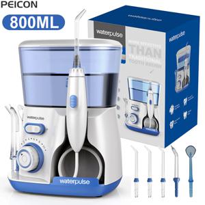 구강 Irrigator 치아에 대 한 치과 물 Flosser 고압 전기 치과 Irrigator 물 Flosser 입 세탁기 800ML