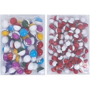 새로운 스타일 50Pcs 엘프 공 5CM 100Pcs 3CM 포켓몬 애니메이션 액션 피규어 애완 동물 피카추 포켓 몬스터 Pokeball 장난감 어린이 크리스마스 선물