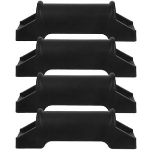 4pcs 책상 의자 발판 슬라이더 부착 사무실 의자 교체 부품 인체 공학적 사무실 의자 발판 슬라이더