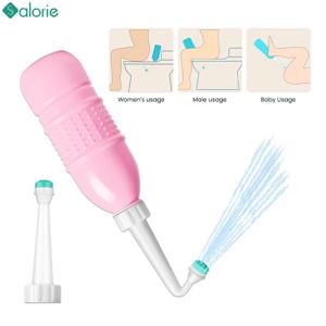 500ML 휴대용 비데 분무기 누출 방지 항문 샤워 휴대용 비데 항문 세척 샤워 관장기 범용 인터페이스
