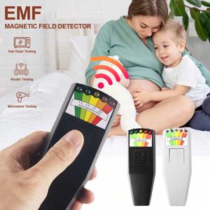 전자기장 방사선 테스터 EMF 리더 전자기 검출기 자기장 측정기 5 LED 표시기 가우스 미터 K2