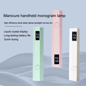 Mini 타이밍 디스플레이 휴대용 휴대용 미니 손톱 램프 홈 건조 손전등 펜 충전 손톱 건조기 UV LED 손톱 전용 펜