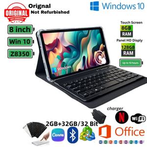 8GB 램 128GB 저장용량 태블릿 PC 8인치 64비트 x64 시스템 윈도우 10 포켓 AR3 듀얼 카메라 쿼드 코어 와이파이