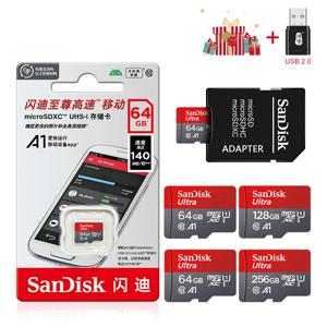 마이크로 SD 메모리 카드 TF/SDCard 32GB 64GB 256GB 512GB 120 메터/초 Class10 UHS-1 플래시 울트라 128GB 카메라/카드 리더기/어댑터 용 전화