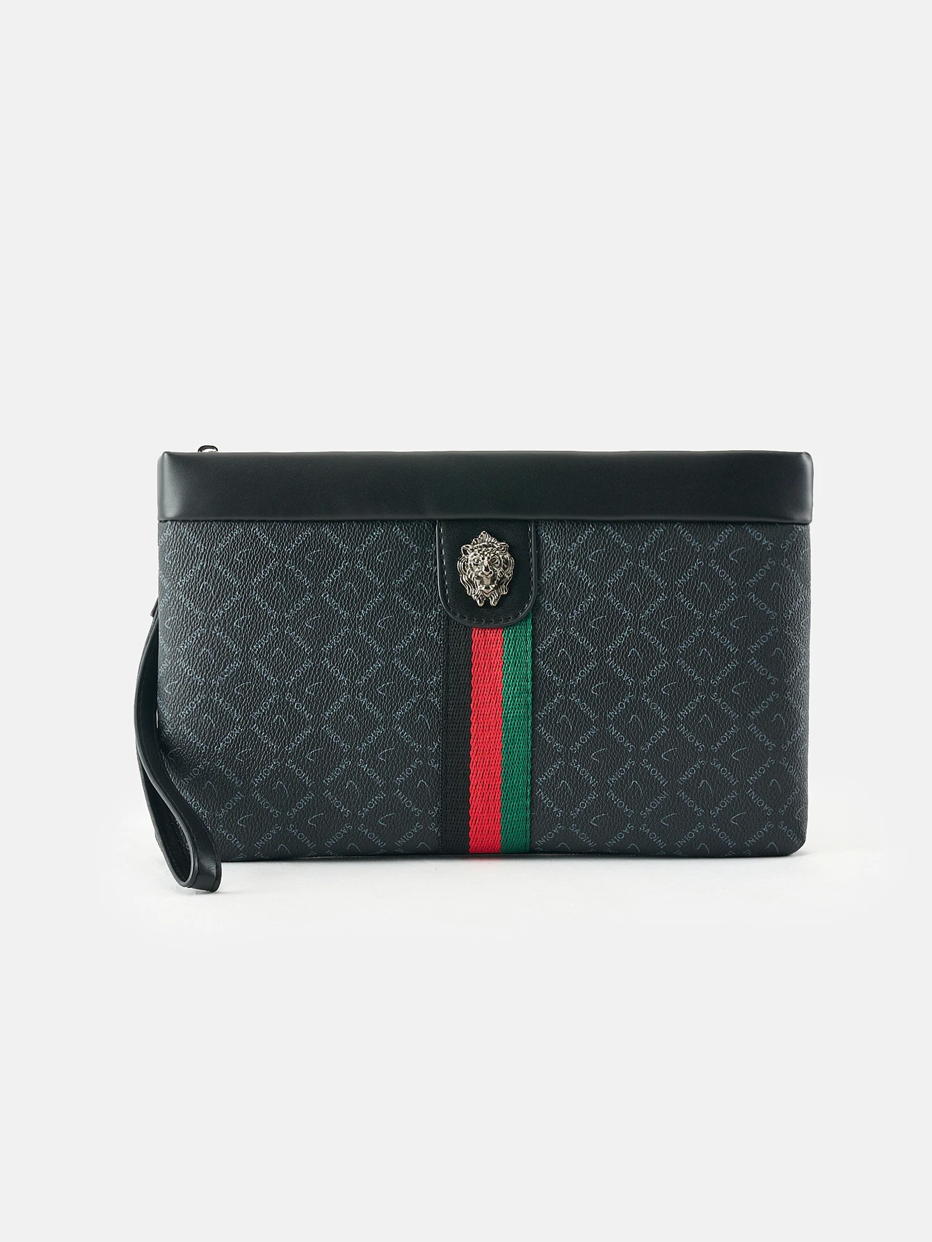 새로운 남성 비즈니스 캐주얼 클러치 백, 유럽 및 미국 패션 브랜드 대용량 남성용 선물 파우치 포장