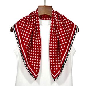 실크 울 65 스퀘어 스카프 다용도 가을 겨울 스타일 양면 올매치 울 실크 숄 스카프 다용도 플랜트 플로럴