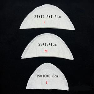 10쌍 어깨 패드 남녀 공용 블라우스 소프트 패딩 블레이저 오버코트 정장 의류 DIY 의류 재봉 재료 액세서리