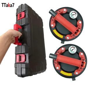 휴대용 수동 진공 리프트 8인치 250KG 헤비듀티 유리섬유 석재 진공 흡입 컵 리프트 펌프 유리 타일 등에 적합