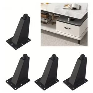 4개입 8CM 조절 가능한 가구 다리 소파 발 알루미늄 경사형 캐비닛 다리 가구용 찬장 소파용
